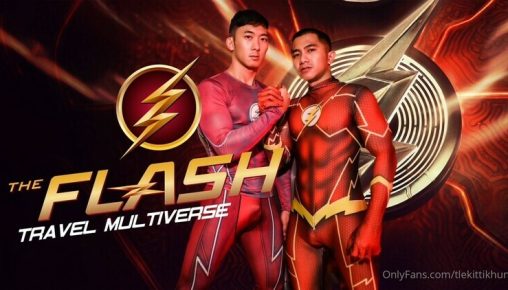 เมื่อThe Flash คนละmultiverse มาเจอกัน The Flashเติ้ลปะทะThe Flashแบงค์ ว่าแต่ควยนายจะแข็งเท่าควยเราไหม