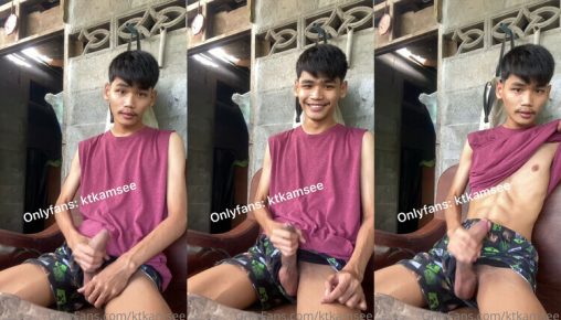 วันนี้หนุ่มต๊ะ อารมณ์ดี แอบมาชักว่าวหลังบ้านโปรโมทโอนลี่แฟนของเขากับโคตรควยชักว่าวจนน้ำแตก เสียวน้ำพุ่ง
