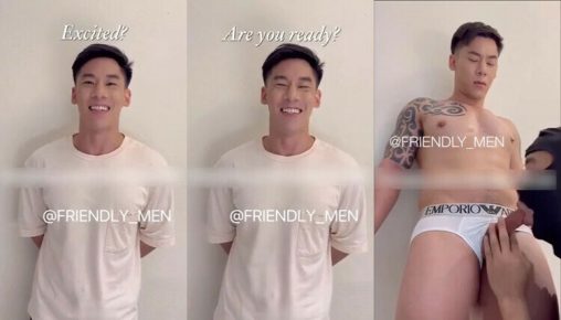 พี่แตมป์ นายแบบไทยชายแท้วัย 33 นี่เป็นครั้งแรกของเขา ที่มาถ่ายคลิปแนวเกย์ โดนอมควยน้ำแตกใส่หน้าเกย์