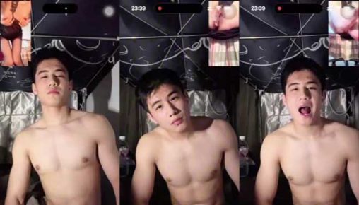 ตี๋หล่อเสี่ยวหงซู่ Video Call เสียวกับสาว เมื่อเธอแหกหีโชว์ช่วยตัวเอง เขาจึงชักว่าวให้ดูด้วยลีลาไม่ธรรมดา โชว์ควยโชว์รูตูด คนหล่อทำอะไรก็ได้