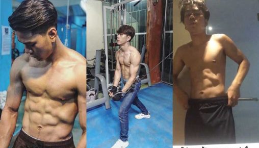 คลิปหลุดหนุ่มไทย เคนจิ หนุ่มฟิตเนสหุ่นแซ่บ ชักว่าวโชว์ควยน้ำแตกในกลุ่มลับ กล้ามแน่นซิกแพคเน้นๆ ชายแท้อ่อยเกย์