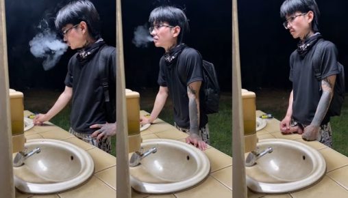 outdoorโชว์ชักว่าวน้ำแตกให้ดูชัดๆสูบบุหรี่ชิวๆ น้องหนาวไปทำที่สาธารณะเลอะเทอะอีกแล้ว ตรงอ่างล้างหน้าในปั๊มถึงจะเป็นกลางคืนแต่ไฟสว่างมาก หล่อซ่าและเงี่ยนสัส
